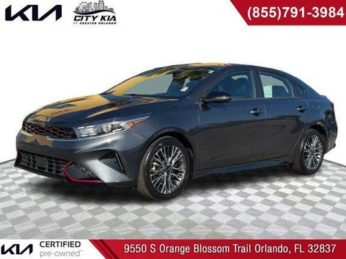 Gravity Gray 2024 Kia Forte GT-Line