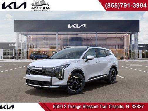 White 2026 Kia Sportage EX