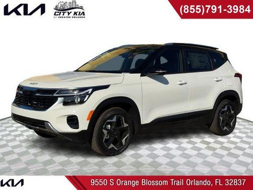 White 2026 Kia Seltos S