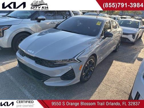 Wolf Gray 2024 Kia K5 GT-Line