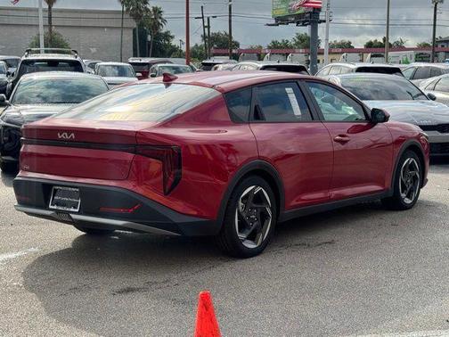 Red 2025 Kia K4 EX