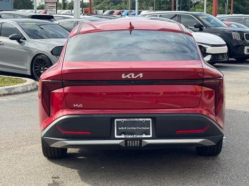 Red 2025 Kia K4 EX