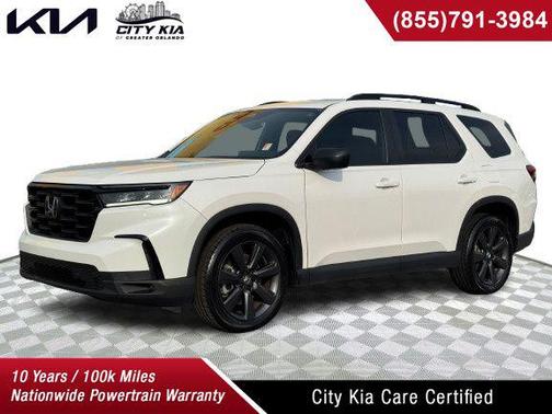 White 2025 Honda Pilot Sport
