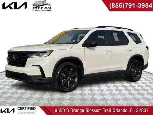 White 2025 Honda Pilot Sport