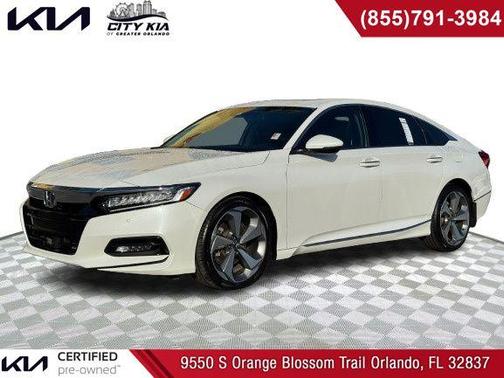 White 2019 Honda Accord Touring 2.0T