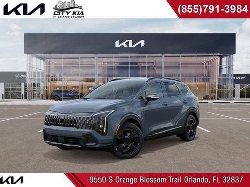 Blue 2026 Kia Sportage Hybrid X-Line