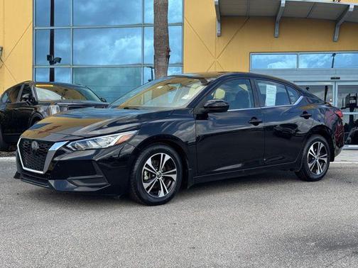 Black 2022 Nissan Sentra SV