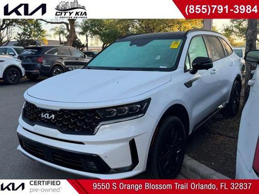 Glacial White Pearl 2022 Kia Sorento SX-PRESTIGE