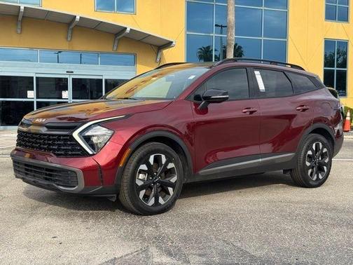Red 2023 Kia Sportage Plug-In Hybrid X-Line