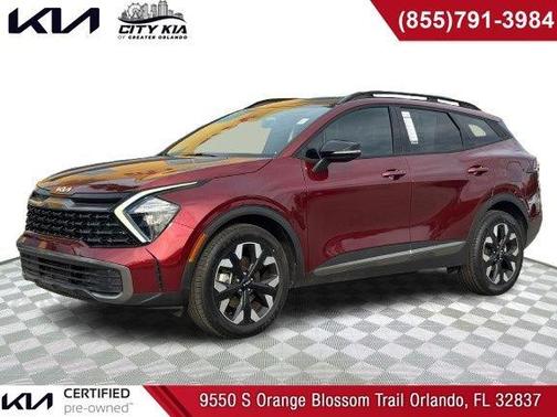 Red 2023 Kia Sportage Plug-In Hybrid X-Line
