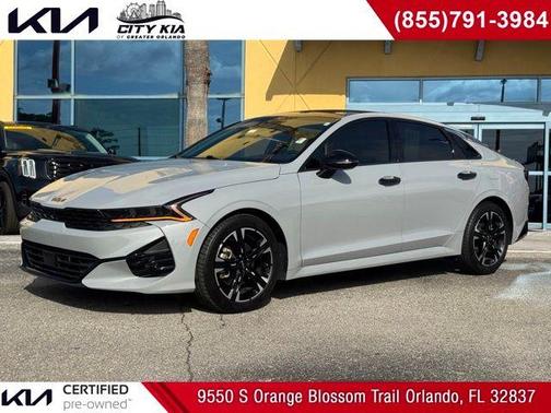 Gray 2023 Kia K5 GT-Line