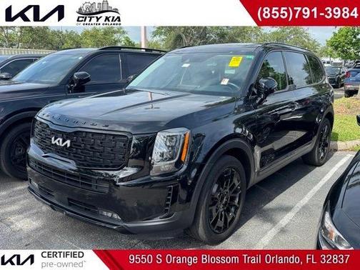 Black 2022 Kia Telluride SX