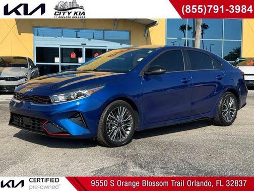 Blue 2024 Kia Forte GT-Line