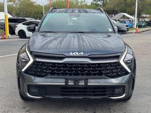 Gray 2024 Kia Sportage Plug-In Hybrid X-Line Prestige