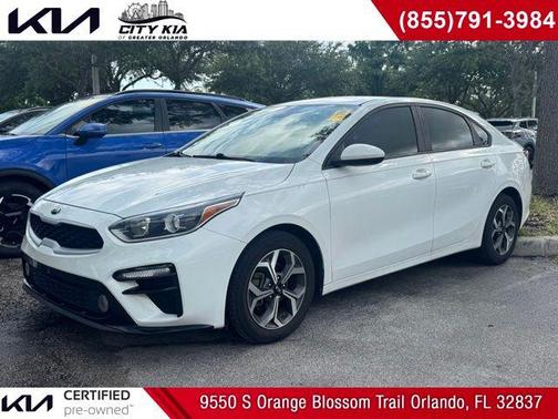 White 2021 Kia Forte LXS