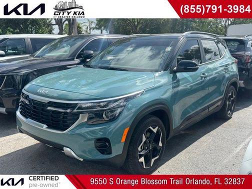 Blue 2025 Kia Seltos S