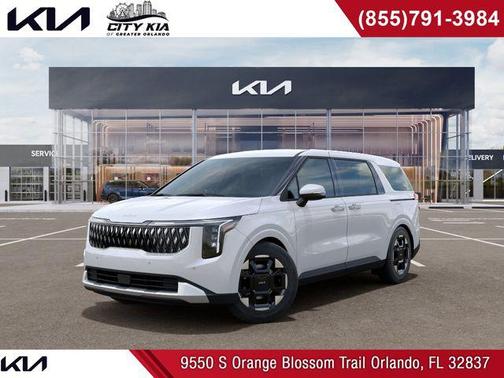 White 2026 Kia Carnival EX