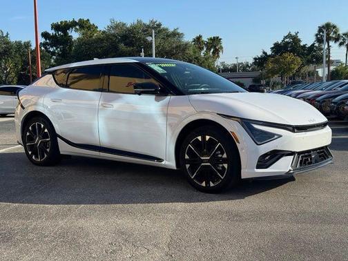 White 2025 Kia EV6 GT-Line