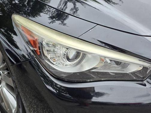 Midnight Black 2018 INFINITI Q50 3.0t LUXE