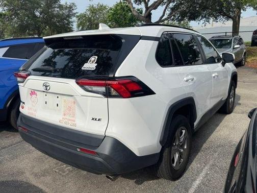 White 2023 Toyota RAV4 XLE