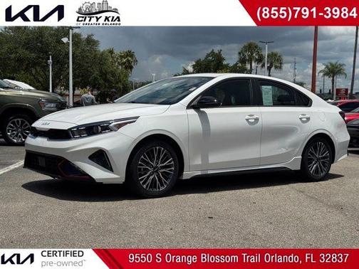 White 2023 Kia Forte GT-Line