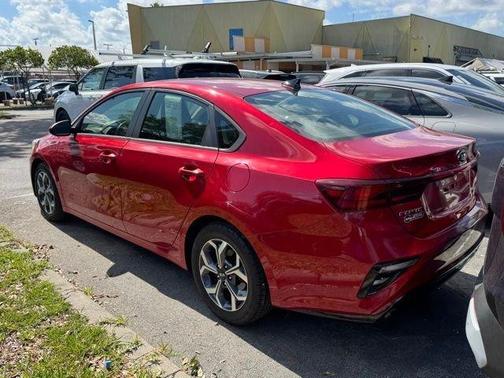 Red 2021 Kia Forte LXS