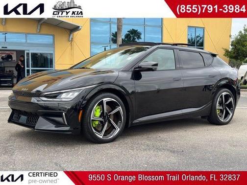 Aurora Black Pearl 2023 Kia EV6 GT