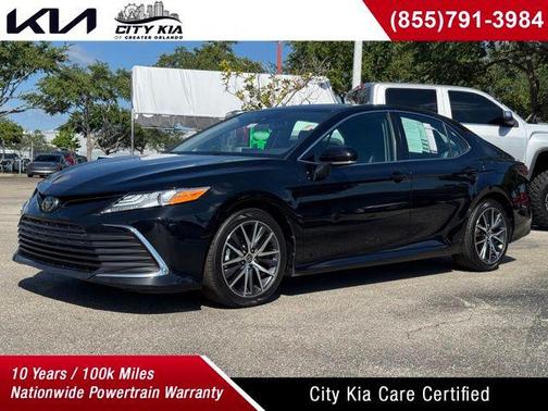 Black 2023 Toyota Camry XLE