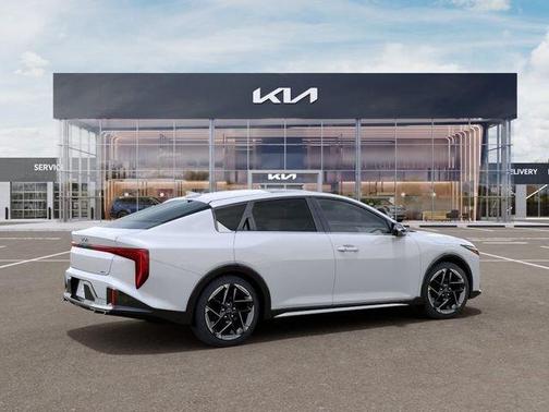 White 2026 Kia K4 GT-LINE