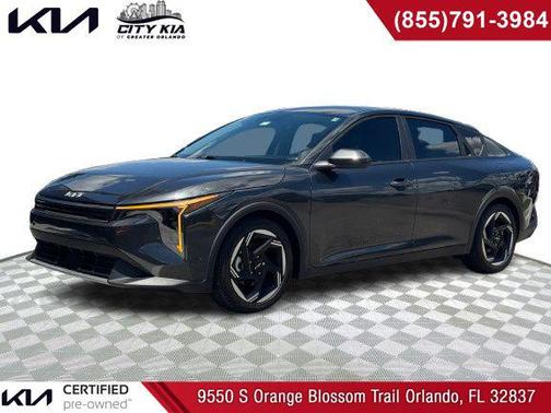 Gray 2025 Kia K4 EX