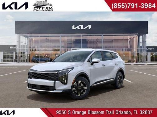 White 2026 Kia Sportage LX
