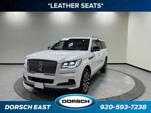 Pristine White Metallic Tri-Coat 2023 Lincoln Navigator Reserve
