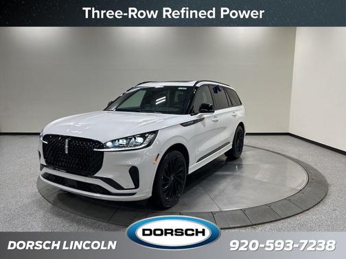 Pristine White Metallic Tri-Coat 2026 Lincoln Aviator Reserve AWD