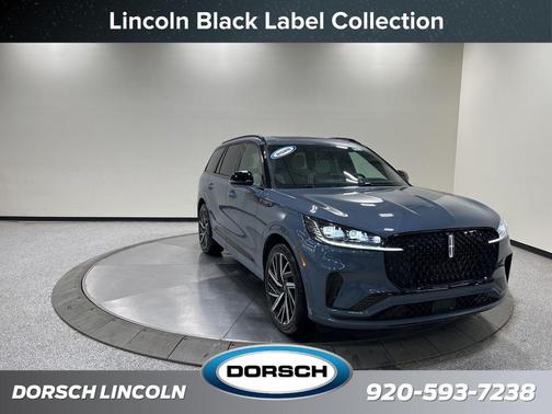 Whisper Blue Metallic Clearcoat 2026 Lincoln Aviator Black Label AWD