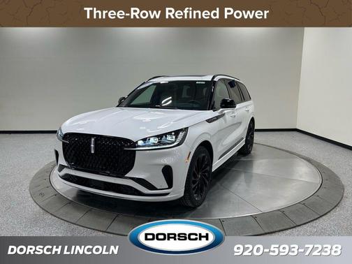 Pristine White Metallic Tri-Coat 2026 Lincoln Aviator Reserve AWD