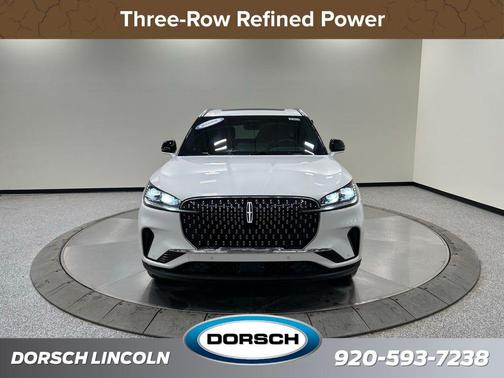 Pristine White Metallic Tri-Coat 2026 Lincoln Aviator Reserve AWD