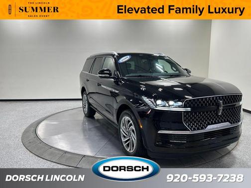 Infinite Black Metallic Clearcoat 2026 Lincoln Navigator Reserve