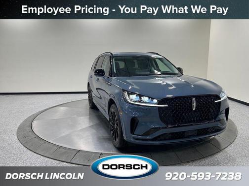 Whisper Blue Metallic Clearcoat 2026 Lincoln Aviator Reserve AWD