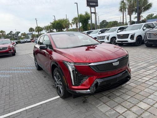 Radiant Red Tintcoat 2025 Cadillac OPTIQ Sport 2 AWD