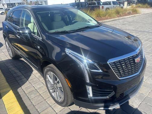 Stellar Black Metallic 2025 Cadillac XT5 Premium Luxury