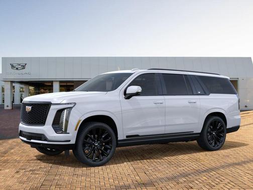Vibrant White Tricoat 2026 Cadillac Escalade ESV Sport Platinum
