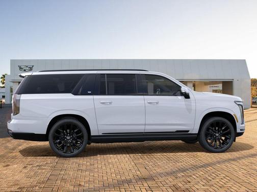Vibrant White Tricoat 2026 Cadillac Escalade ESV Sport Platinum