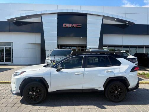 Midnight Black Metallic 2024 Toyota RAV4 Hybrid SE