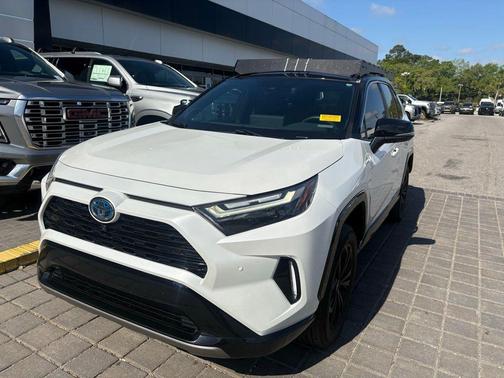 Midnight Black Metallic 2024 Toyota RAV4 Hybrid SE
