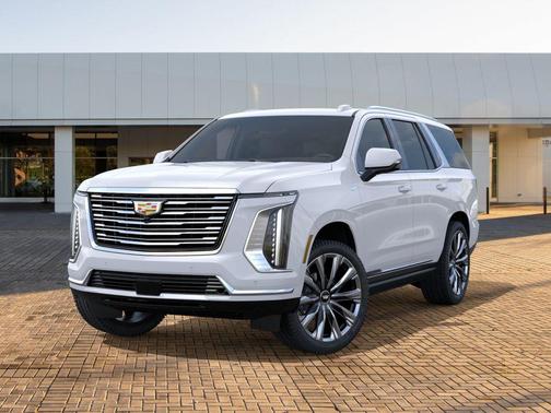 Vibrant White Tricoat 2026 Cadillac Escalade Sport Platinum