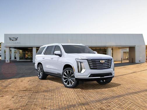 Vibrant White Tricoat 2026 Cadillac Escalade Sport Platinum