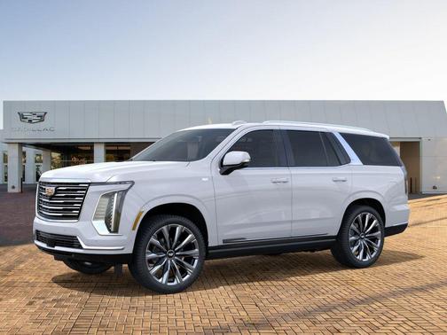 Vibrant White Tricoat 2026 Cadillac Escalade Sport Platinum