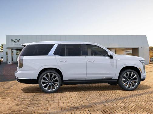 Vibrant White Tricoat 2026 Cadillac Escalade Sport Platinum