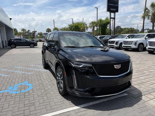 Stellar Black Metallic 2025 Cadillac XT6 Sport AWD