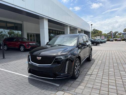 Stellar Black Metallic 2025 Cadillac XT6 Sport AWD